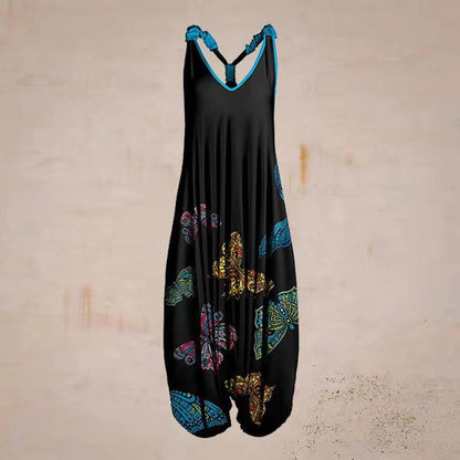 Small to 5XL Sleeveless Jumpsuit Loose Casual Several patterns to choose from