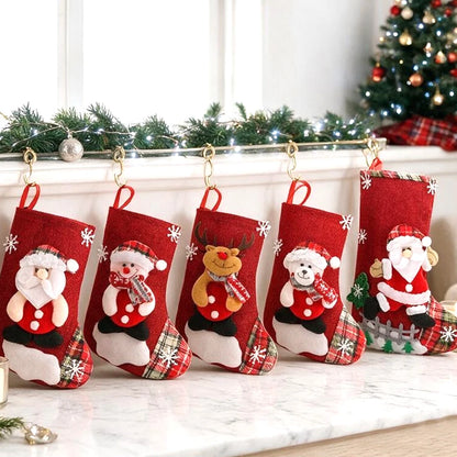 Christmas Hanging Canvas Stockings