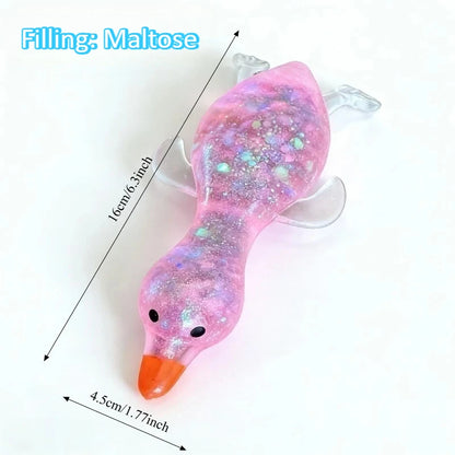 Squishy Antistress Duck Fidgets, Cute Decompression Devices, Various sizes and colors