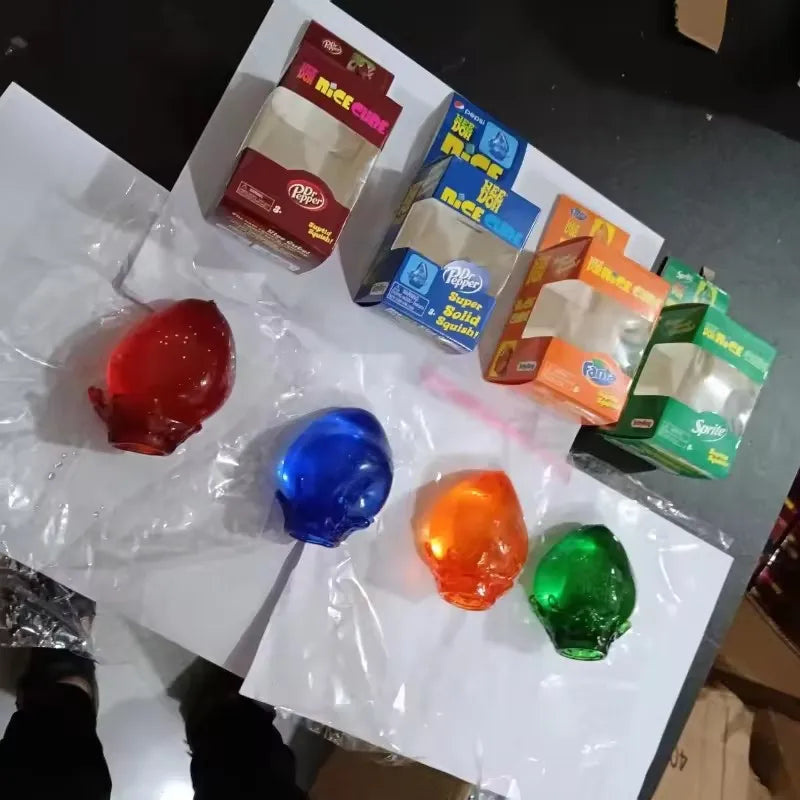 Needoh Dreamy Water Drop Marbled Cube Malt Sugar Squishy Toy Soft Squeeze Anxiety Relief Fidget Toy For Adults and Children 11+