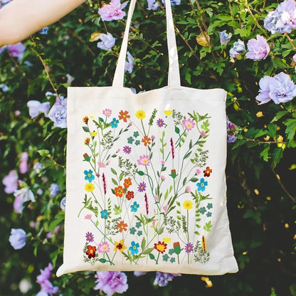 Canvas Book Themed Tote Bag Shoulder Bags. ALSO MAKES A GREAT GIFT BAG--WHY USE PAPER????