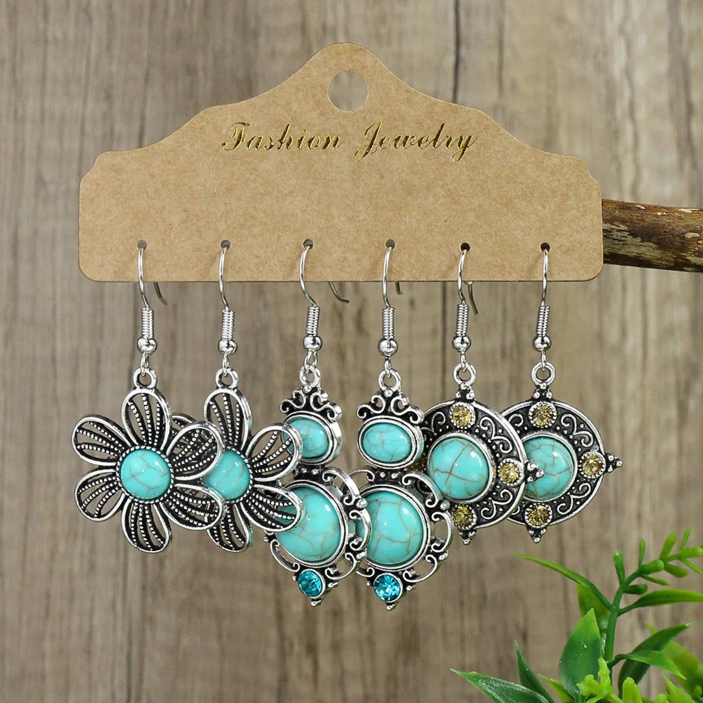 6 piece sets of Retro Bohemian Earrings