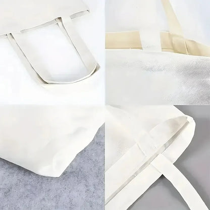 Great Gift Bag, Floral Pattern Print Canvas Multifunctional Tote.  Can even be used to pack gifts in!  Why Use Paper??