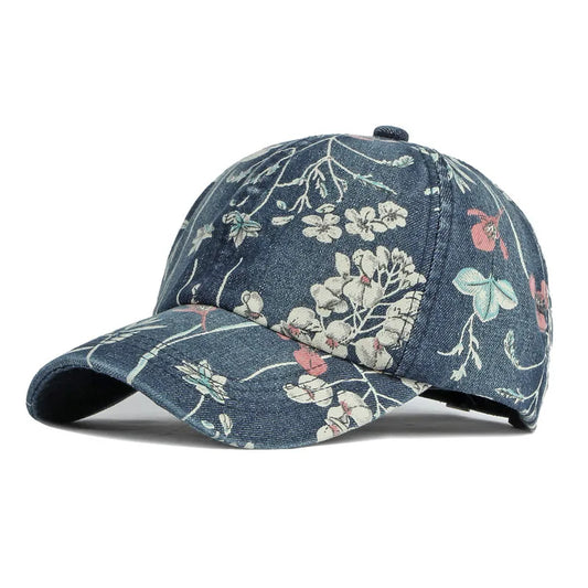 35 Designs of Boho Washed Denim Baseball Caps