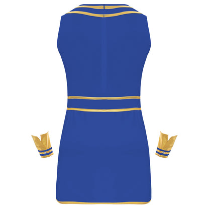 Ancient Egyptian Prince Halloween Costume. Robe with Cuffs