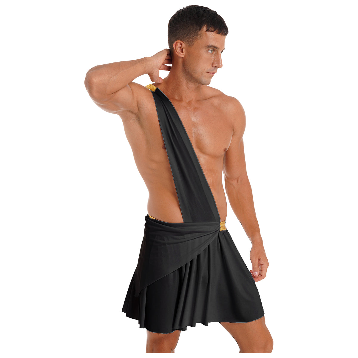 Adult Male Ancient Greco-Roman Warrior Gladiator Costume Halloween
