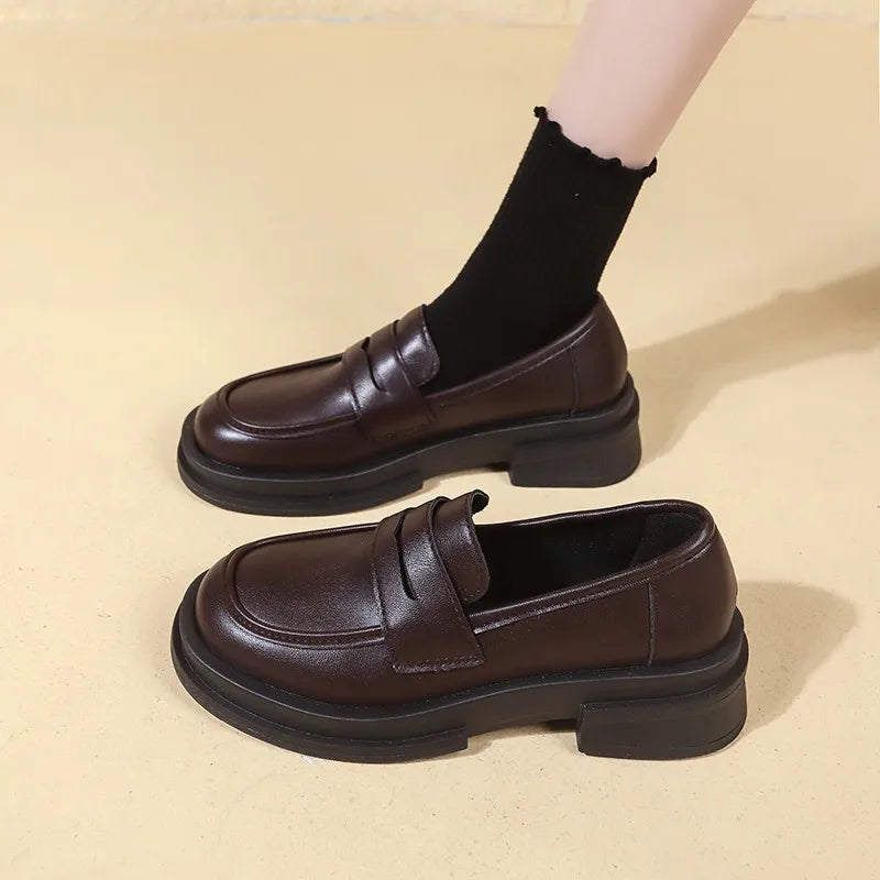 Lolita Platform Loafers Come in Coffe and Black