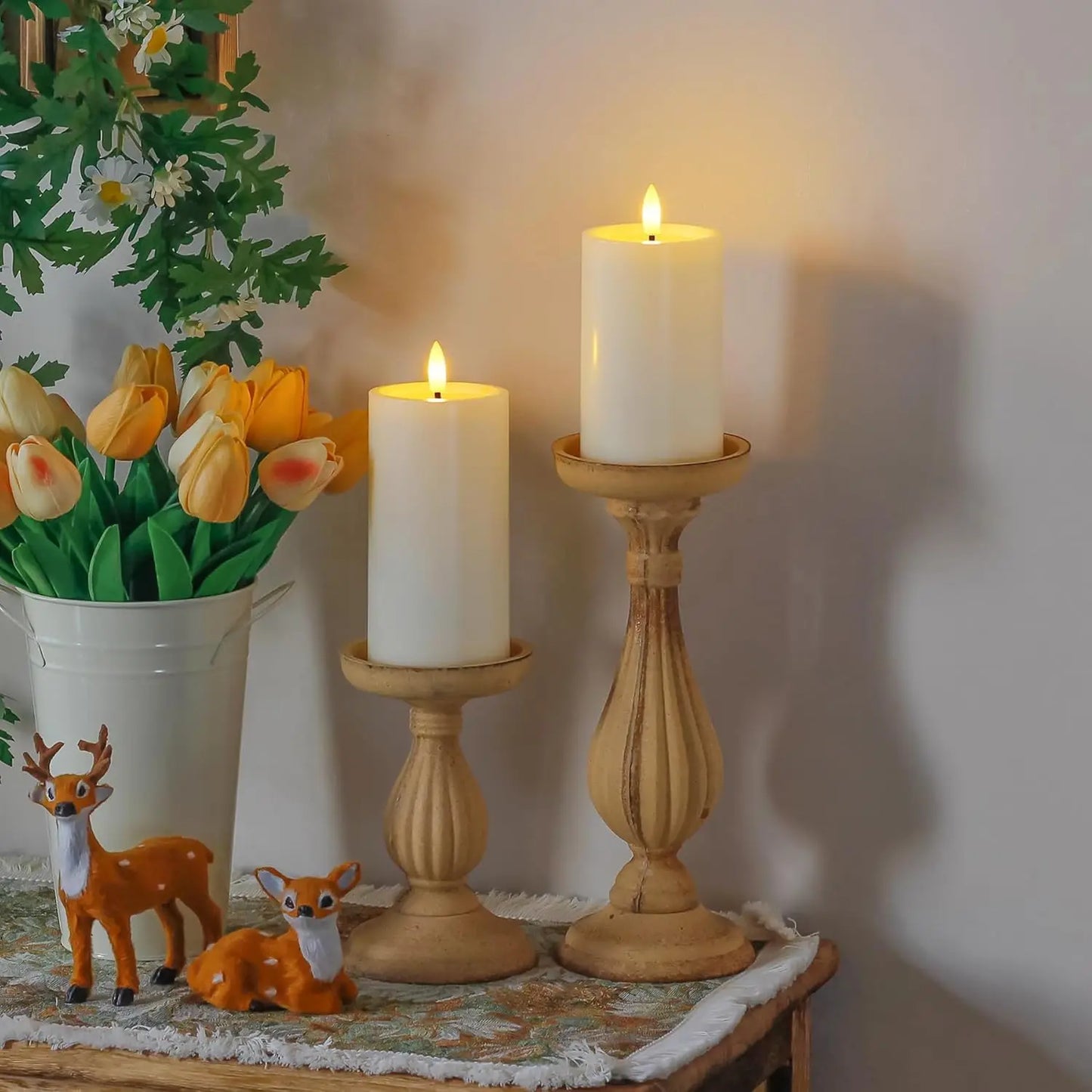 Remote Control LED Pillar Candles With Battery Electronic Candle Lights (Bulk orders up to 160 available)