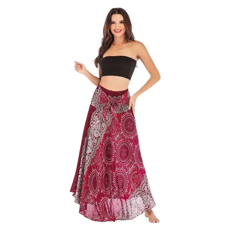 34 Different Designs of this Long Boho Bottom Lifts to Top Skirt, Vintage, Casual. 34 Different Designs