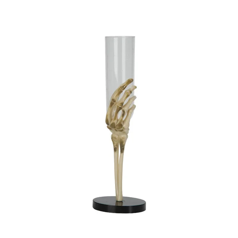 Retro Goblet  Skeleton Hand Arm Plastic Champagne Flutes Halloween Party Bar Accessories