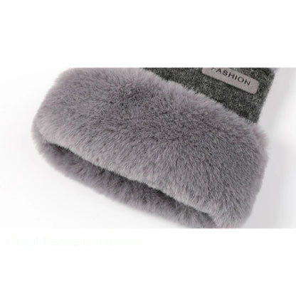 Winter Women Gloves Hand Warmer Thermal Fleece Lined Guantes Full Finger Touchscreen Waterproof Outdoor Sport Bike Cycling Glove