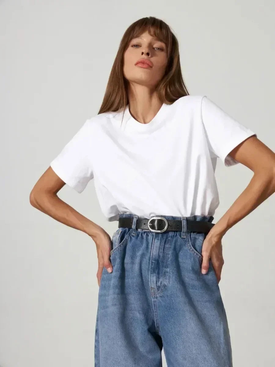Sizes to 4XL 100% Cotton Women's T-shirt  Basic Short Sleeve Loose Tops Various colors