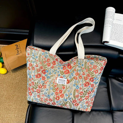 Boho Canvas Tote Bag, Multifunctional.  USE AS THE GIFT BAG---WHY USE PAPER???