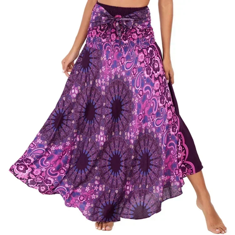 34 Different Designs of this Long Boho Bottom Lifts to Top Skirt, Vintage, Casual. 34 Different Designs