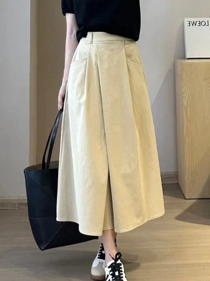 Sizes to 4XL Mid-Length, Pants with a wrap-around front with Pocket