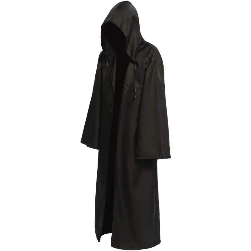 Medieval Wizard Cloak, Adult Hooded (Cane not Included)