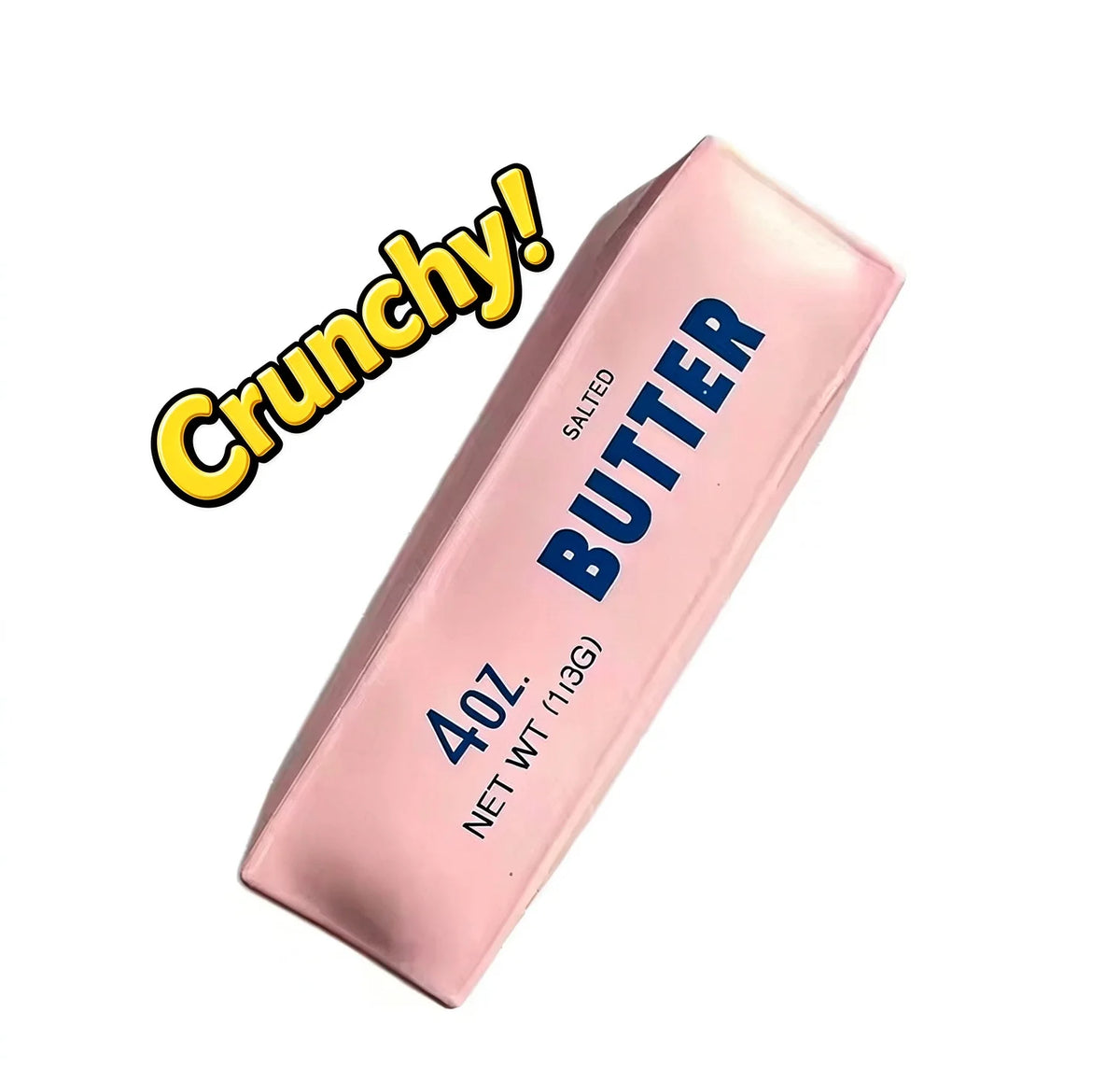 Crunchy Butter Stick Squishy Stress Ball. Great for Hand Exercises
