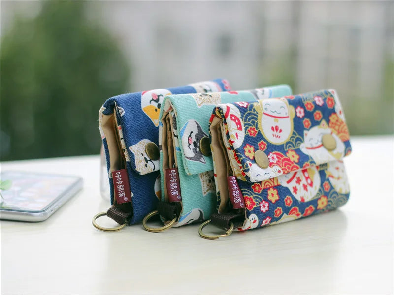 Canvas Cartoon Cat Dog Printed small handbag Various other designs available