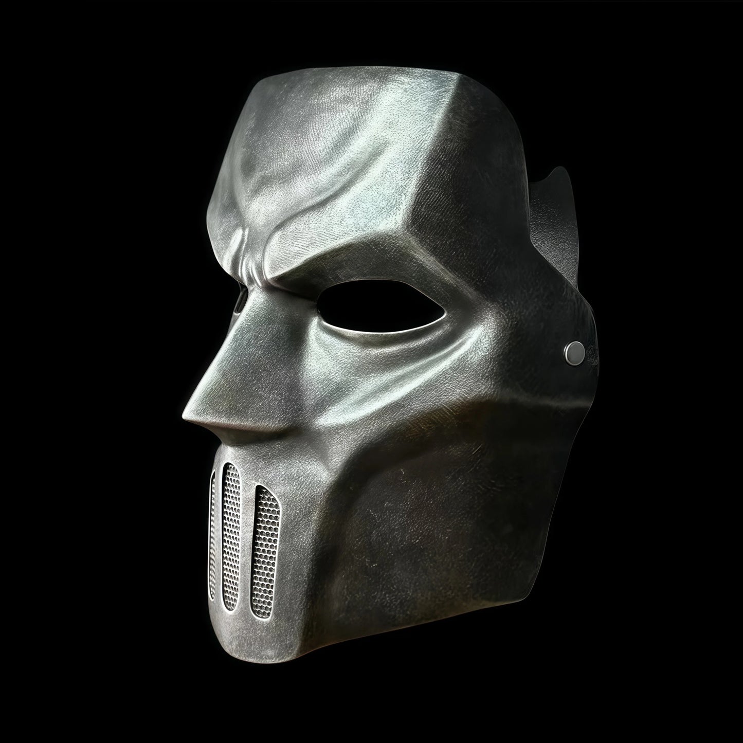 Handmade Resin Crafted Halloween Mask. In Bronze and Puter Colors