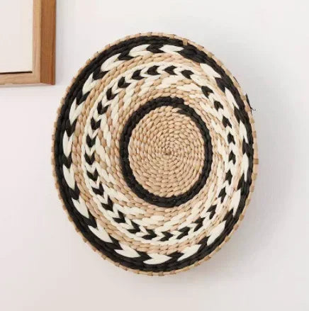 Boho Hand Woven Wall Basket Hanging, Decorative, Rustic, and unique in any room