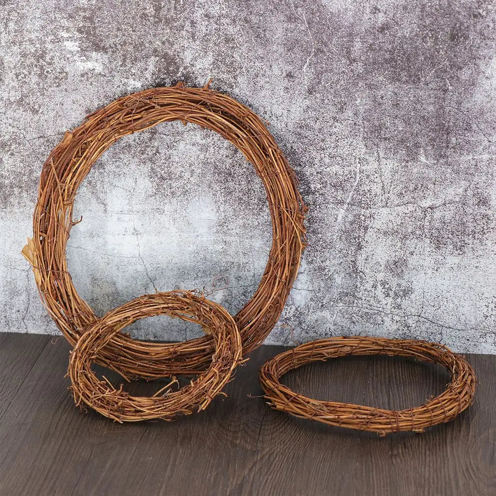 8-30CM  Artificial Wicker Vine Wreaths. Versatile to decorate for Halloween, Christmas, Kwanzae, Hanukkah, New Year, and any holiday or season!