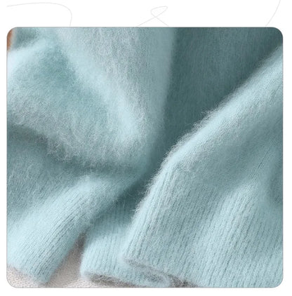 Basic Soft Knit Pullover Sweater, Round Neck, Long Sleeve, 12 colors with some sizes to 3XL