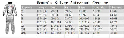 Adult and Children Astronaut Costumes, Couples Spaceman Cosplay Space Suit, Halloween Family Party Dress Up