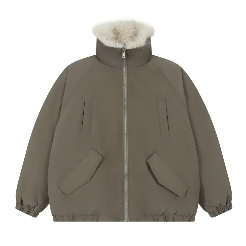Lightweight Down Puffer Jacket with Pockets and  Luxury Padding for Warmth. Also comes in Black