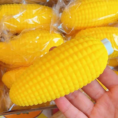 Soft Squishy Peanut, Corn on the Cob, and Burger for Stress Relief, Fidget Sensory Gifts
