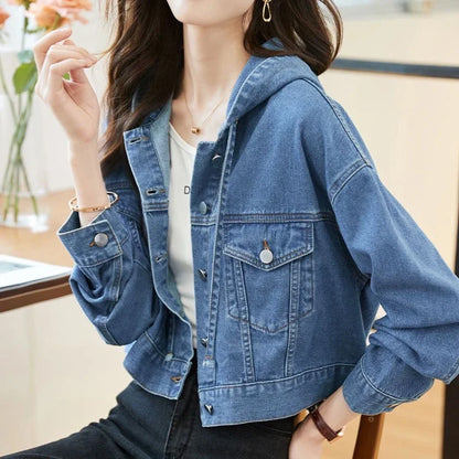 Short Hooded, Small Sizes, Denim Jackets