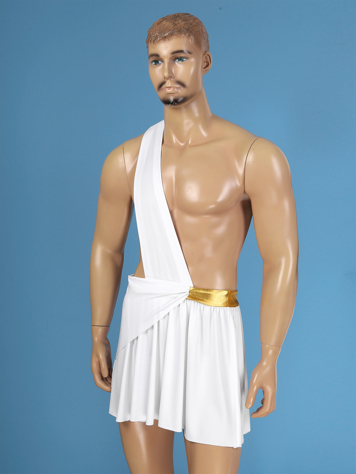 Adult Male Ancient Greco-Roman Warrior Gladiator Costume Halloween
