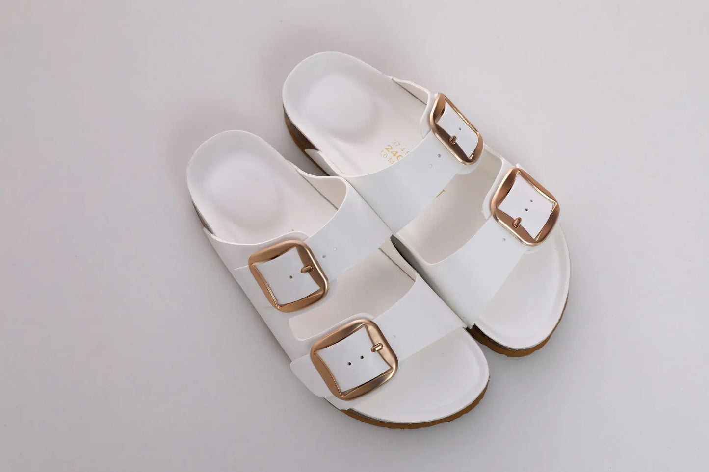 Comfortable Slip-Ons with Adjustable Buckle Straps  and Open-Toe
