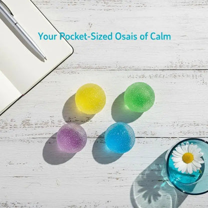 Sensory Slushie Squeeze Ball 1PC Reusable Crunchy Crackling Toy for Stress Relief