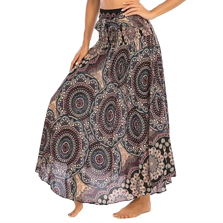 34 Different Designs of this Long Boho Bottom Lifts to Top Skirt, Vintage, Casual. 34 Different Designs