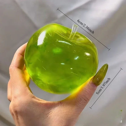 Squishy Apple Fidget Toy, Stress Relief, Anti-Anxiety Fruit, Stretchy Slow Rising
