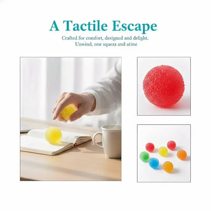Sensory Slushie Squeeze Ball 1PC Reusable Crunchy Crackling Toy for Stress Relief