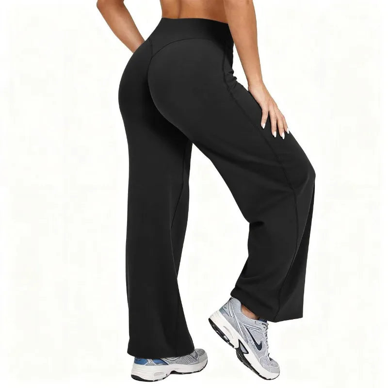 Sizes Up to 4XL Yoga Wide-leg Pants High Waist Stretchy Variety of Colors