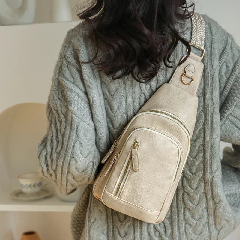 High Quality Sling Bag PU Leather Crossbody