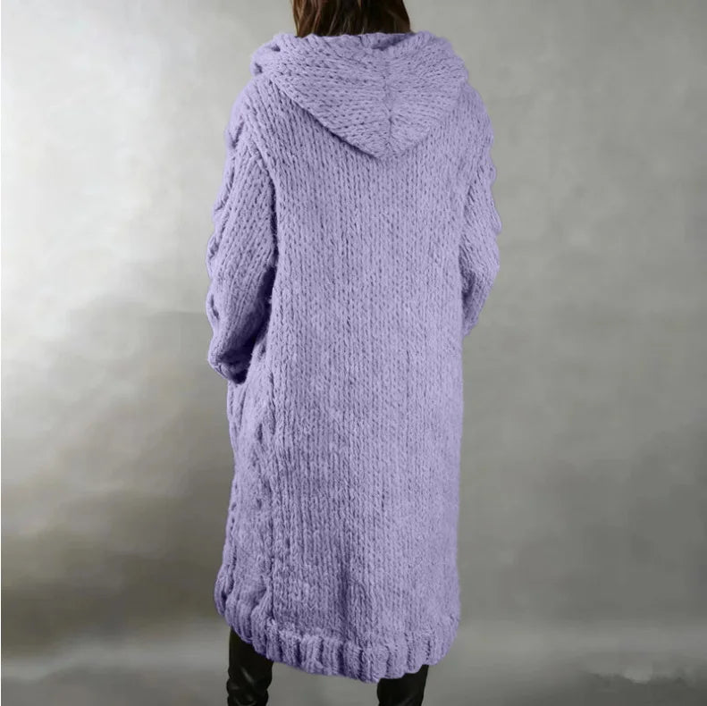 15 Colors, Oversized S-5XL Women Loose Knitted Sweaters, Thick Long Sleeve, Pocket, Buttons