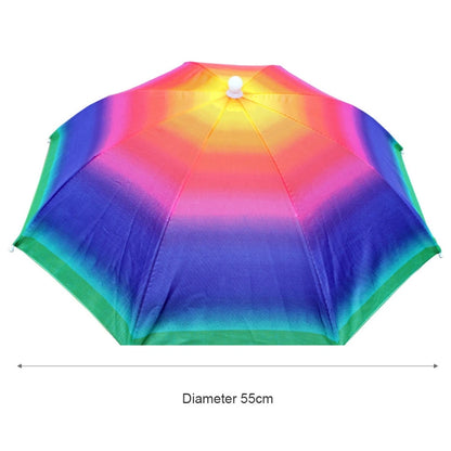 Portable Rain/UV Blocker for ballgames, fishing, and rain. Umbrella Hat