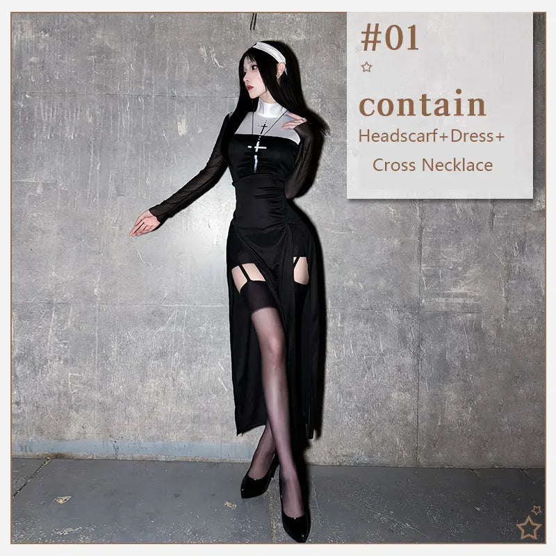 Halloween Sexy Nun Costume