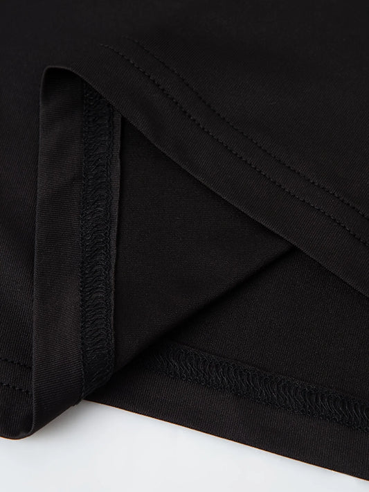 Totem print loose large size short-sleeved round neck mini dress or Long Tee-Shirt. Black and white up to 2XL