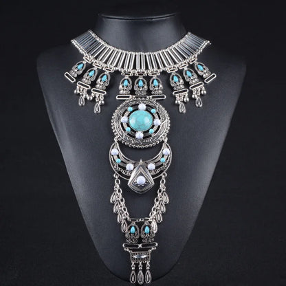 Vintage Necklaces Ethnic Baroque Pendant Tassel Chokers Necklaces