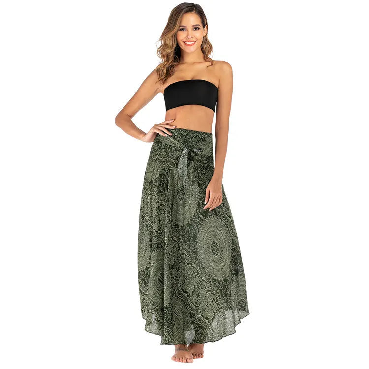 34 Different Designs of this Long Boho Bottom Lifts to Top Skirt, Vintage, Casual. 34 Different Designs
