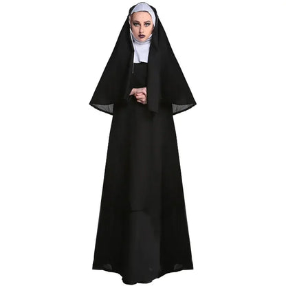Halloween Nun Costume Adult Sizes M-XL