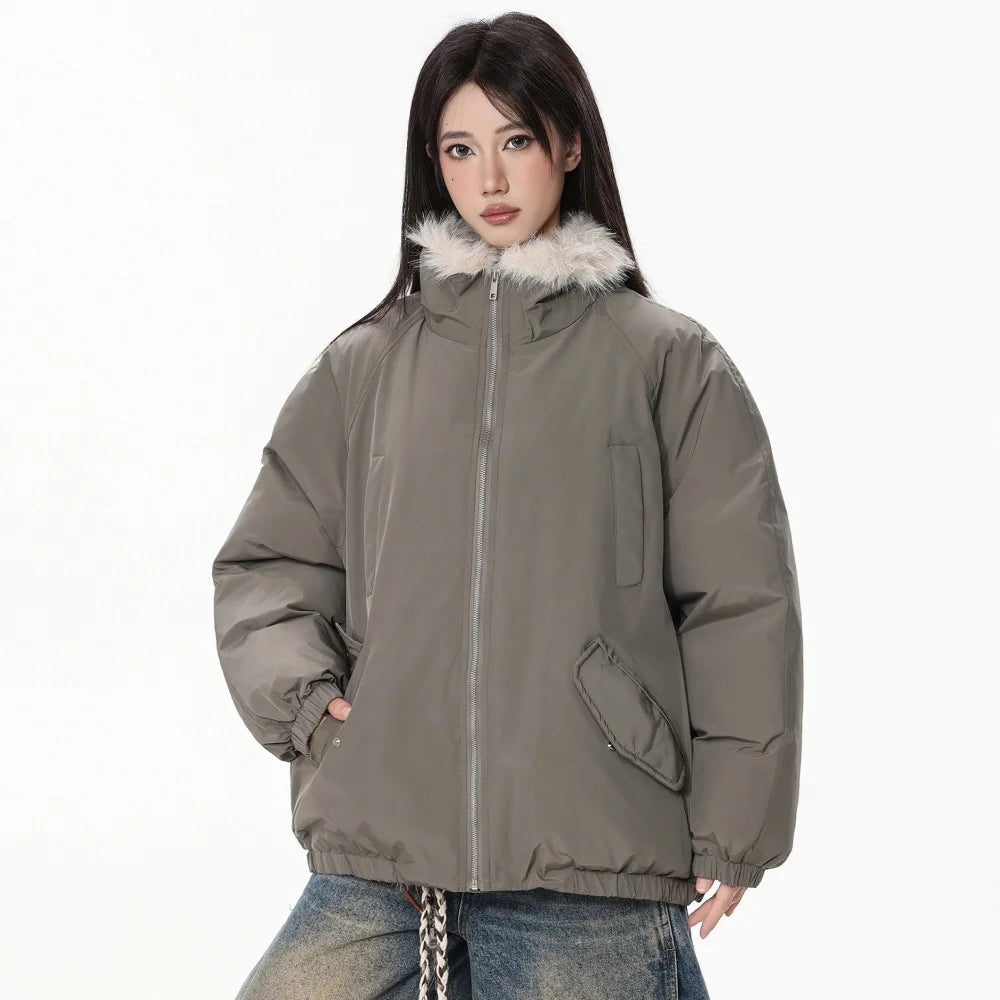 Lightweight Down Puffer Jacket with Pockets and  Luxury Padding for Warmth. Also comes in Black
