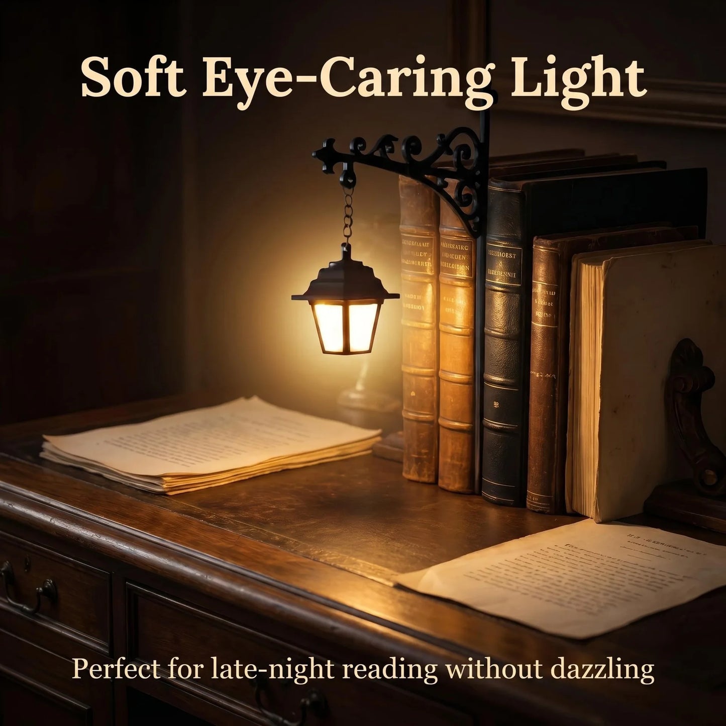 5 designs of Retro Bookshelf Lighting, Wall Mounted Reading Lamp, LED Night Light for Studious Ornamentation (Some Halloween, Some Not)