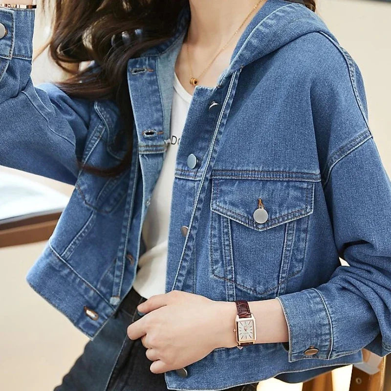 Short Hooded, Small Sizes, Denim Jackets
