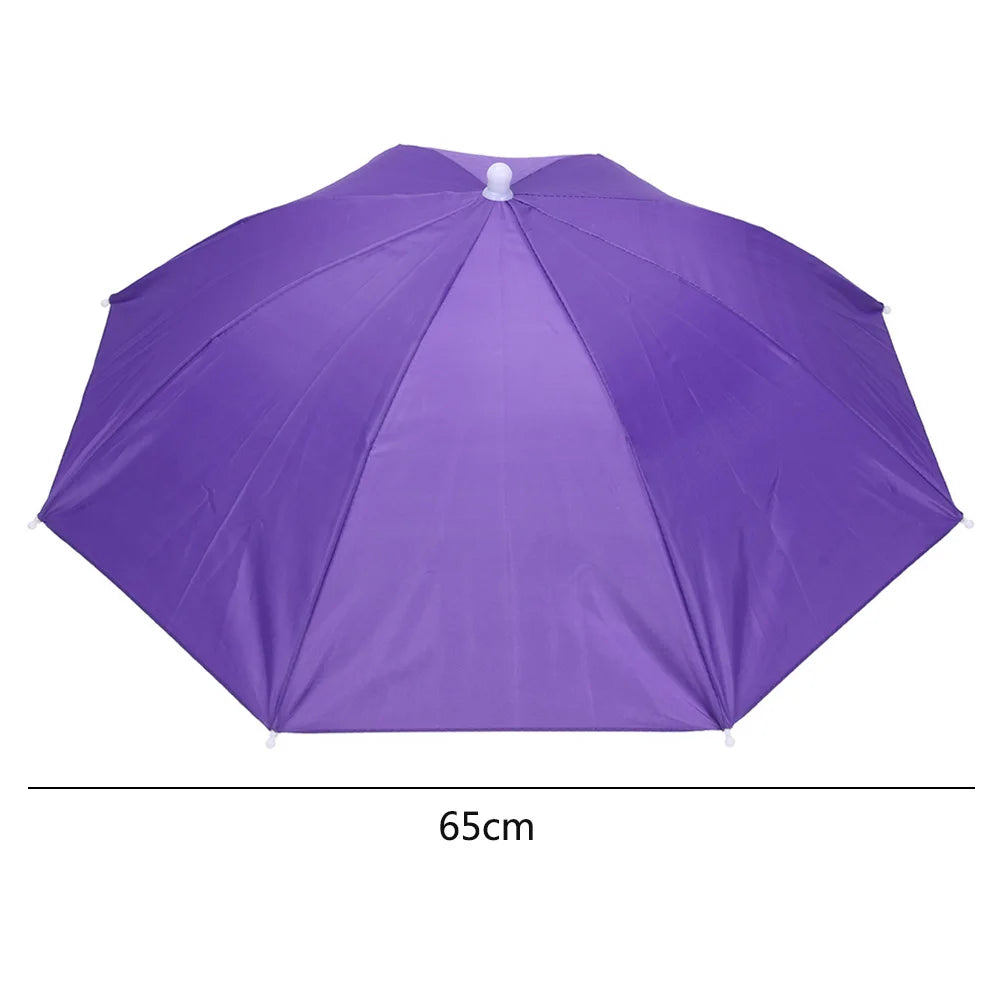 Portable Rain/UV Blocker for ballgames, fishing, and rain. Umbrella Hat