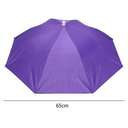 Portable Rain/UV Blocker for ballgames, fishing, and rain. Umbrella Hat